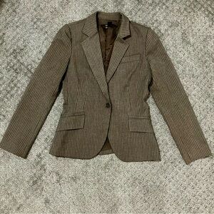 Zara Basic Brown Blazer